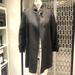 Stylish Dark Grey Pea Coat in Great Condition!